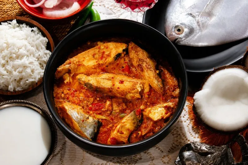 And fish soup recipe - Bengali style fish in tomato gravy
