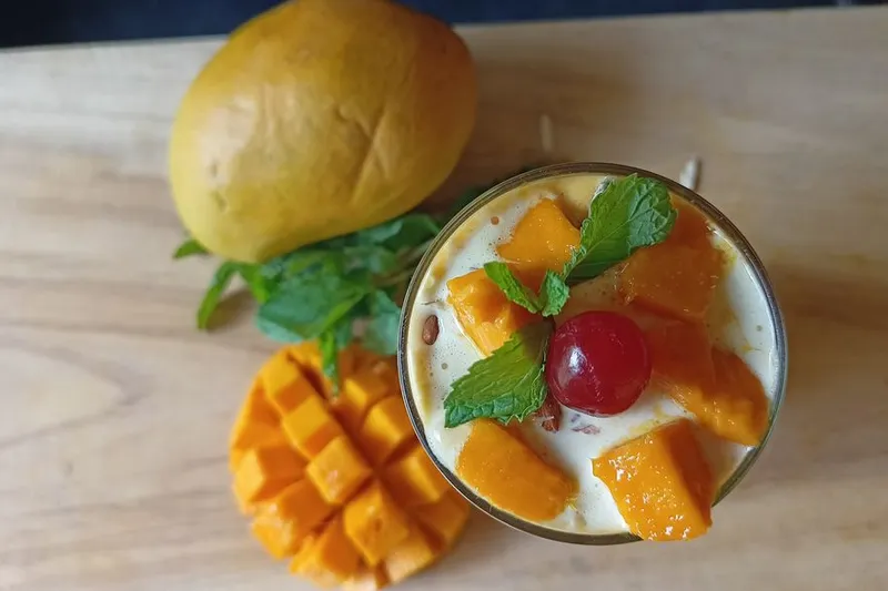 Kesar Mango Lassi Recipe - Saffron Mango Lassi Recipe