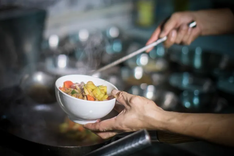 Short Knot Husband Recipe - Raw Jackfruit & Black Chickpea Stir Fry