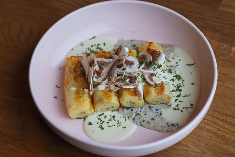 Whole Wheat Crepe Recipe With Herbed Vegetables