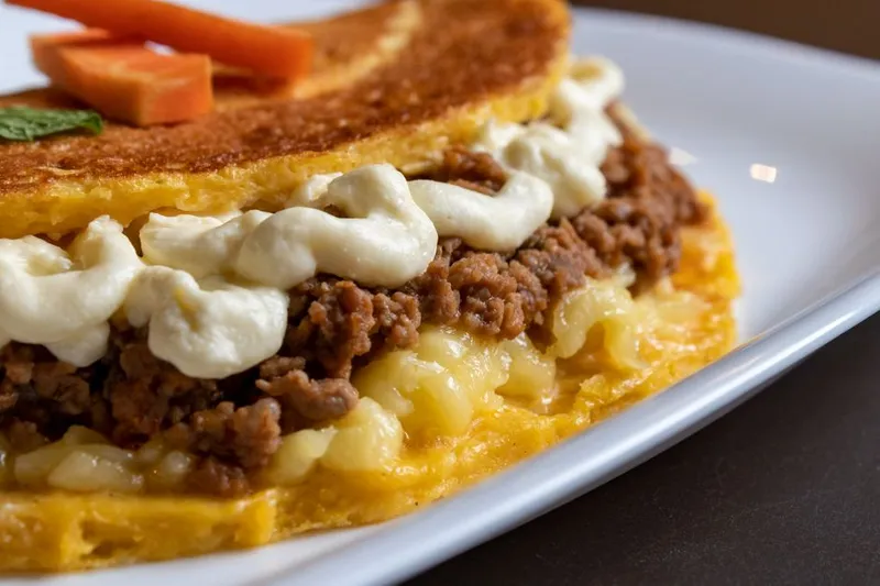 Carrot Corn Mayo Pancake Recipe With Sandwich Spread — photo 2