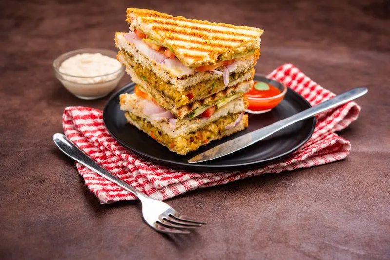 Paneer Capsicum Sandwich Recipe