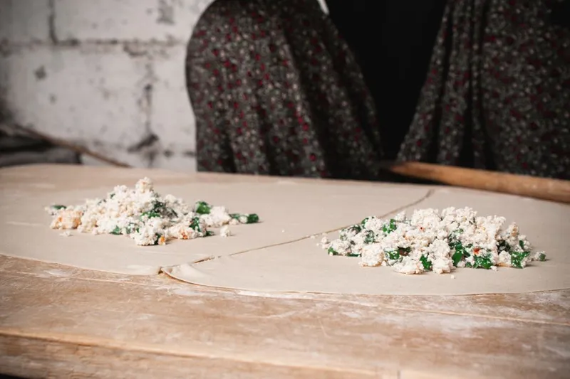 Turkish Chicken Gozleme Recipe-Stuffed Spinach Chicken Bread — photo 2