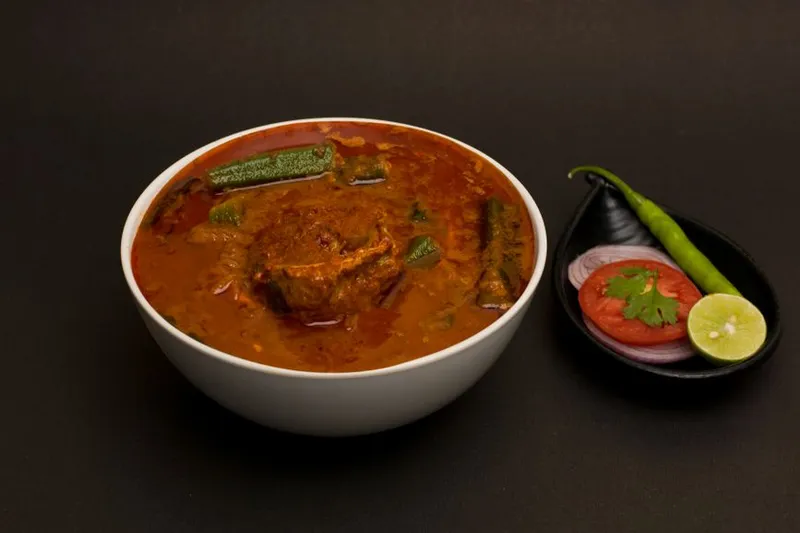 Dahi Bhindi Recipe - Okra in Yogurt Curry with Caramelized Onions — photo 2