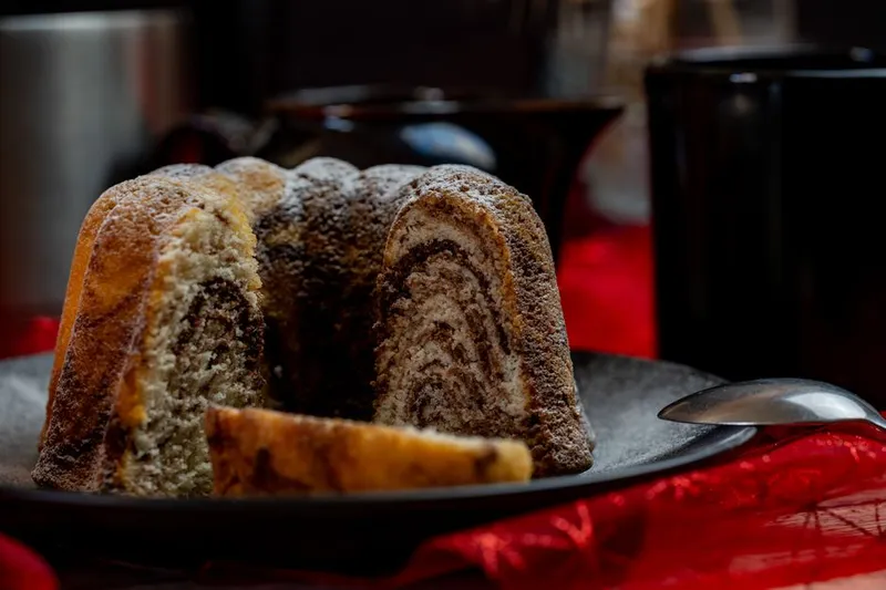 Barley Whole Wheat Coffee Marble Cake Recipe — photo 2