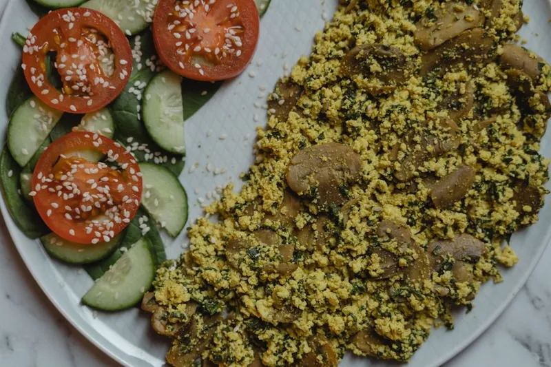 Tofu Bhurji Recipe - Spicy Scrambled Tofu — photo 2