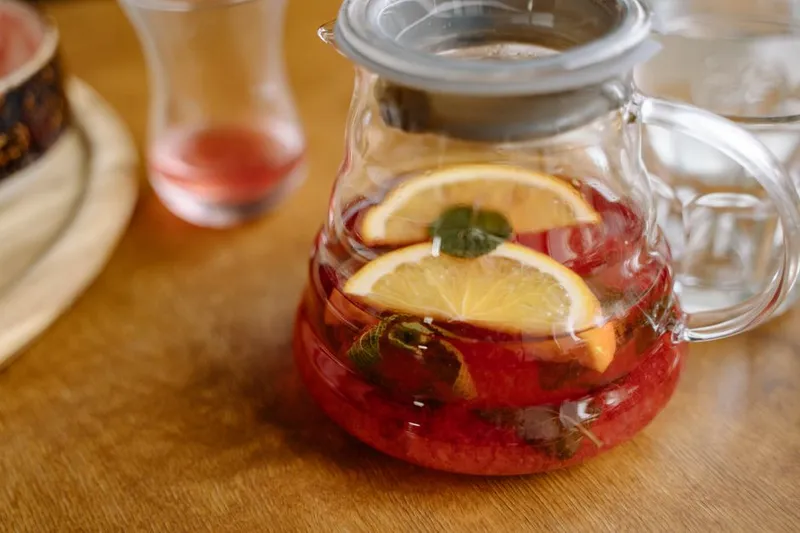 Orange Peppermint Green Tea Punch Recipe