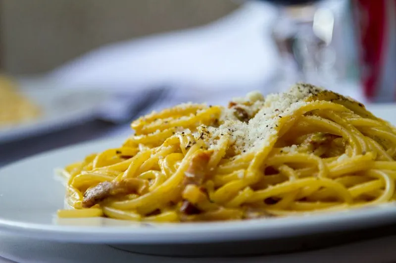 Spaghetti Pasta Recipe In Roasted Pumpkin Sauce