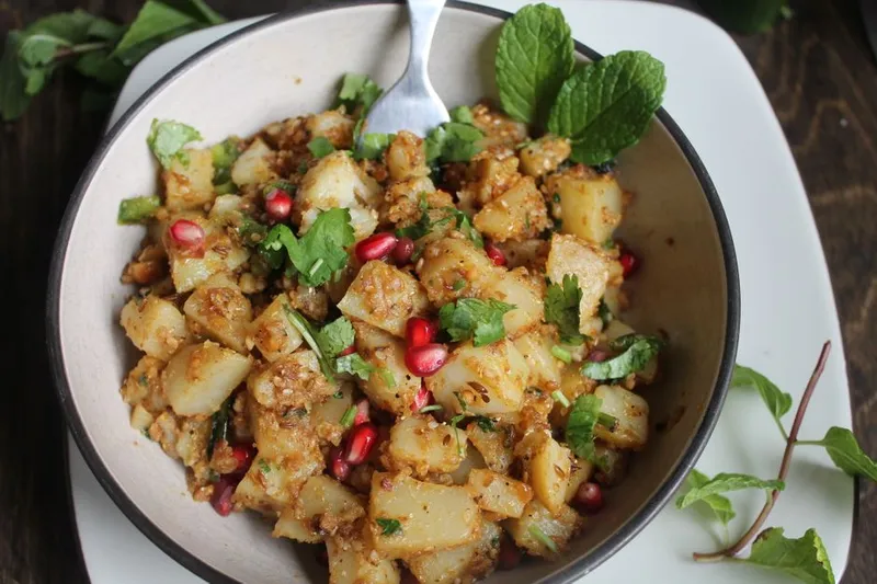 Cold Potato Salad With Cilantro Dressing Recipe
