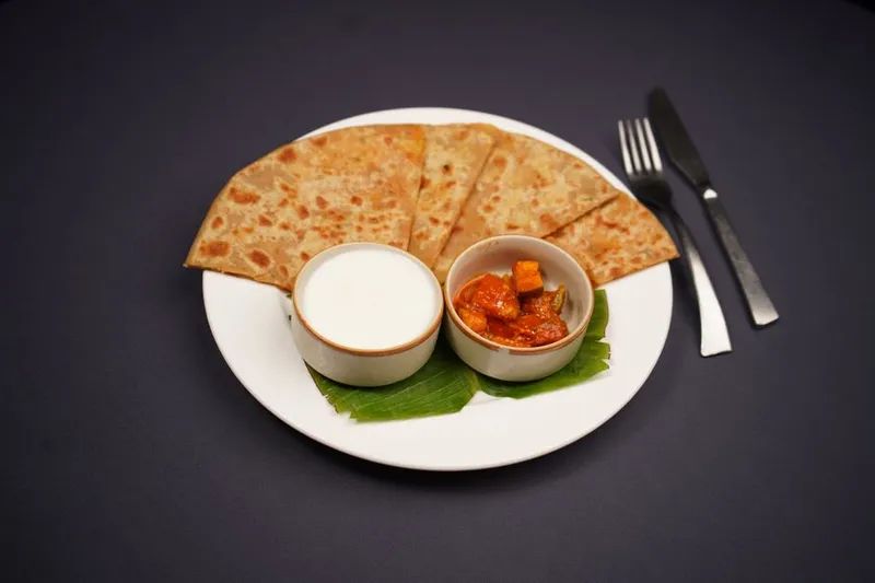 Stuffed Palak Paneer Paratha