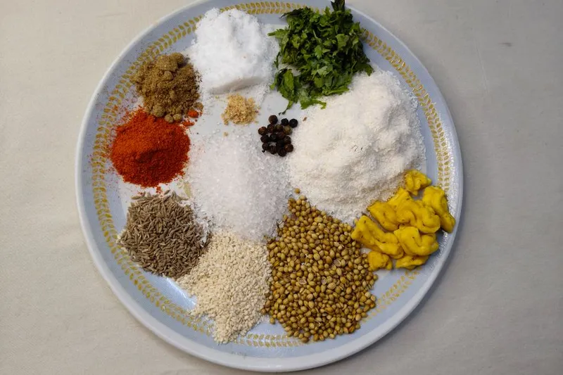 Desiccated Coconut Coriander Chutney Recipe