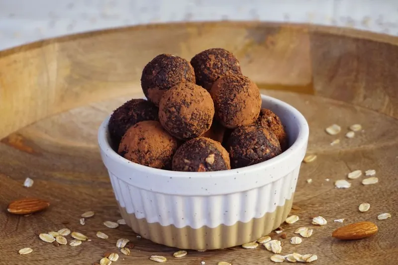Nutty Oats Almond Truffle Recipe - A Healthy Snack