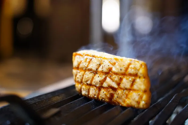 Grilled Tangy Lime Salmon Steak Recipe