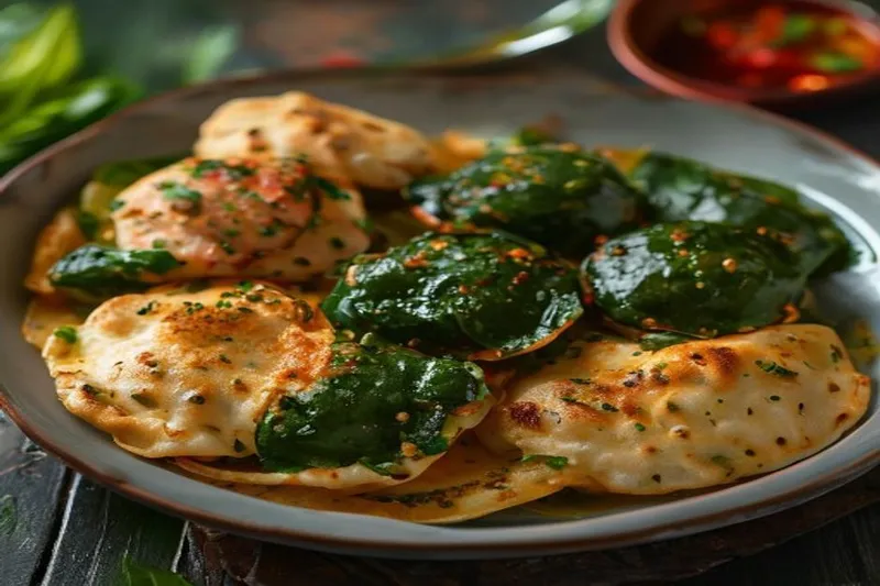 Palak (Spinach) Puri Recipe