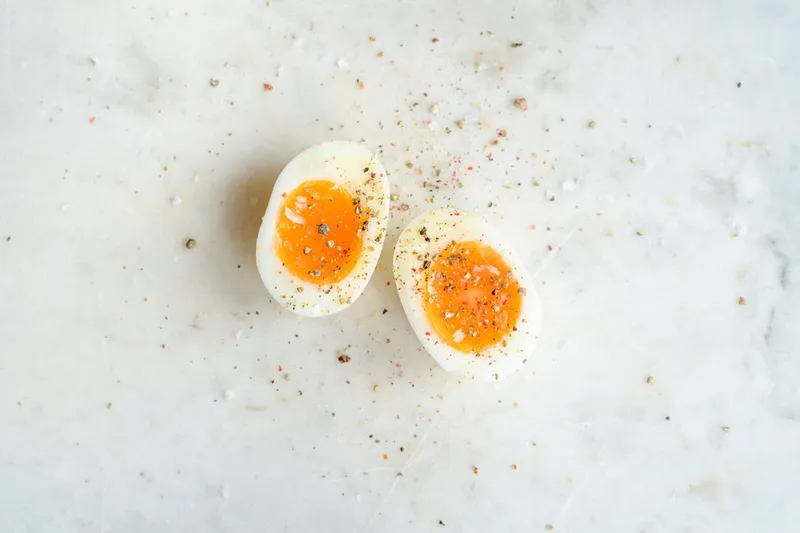 Boiled Egg With Salt And Pepper Recipe - Finger Food For Babies Above 9 Months