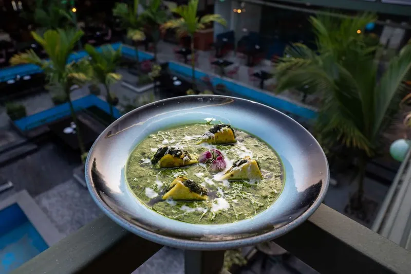 Paneer Mushroom Stuffed Spinach Wrap Flavoured With Prunes — photo 2