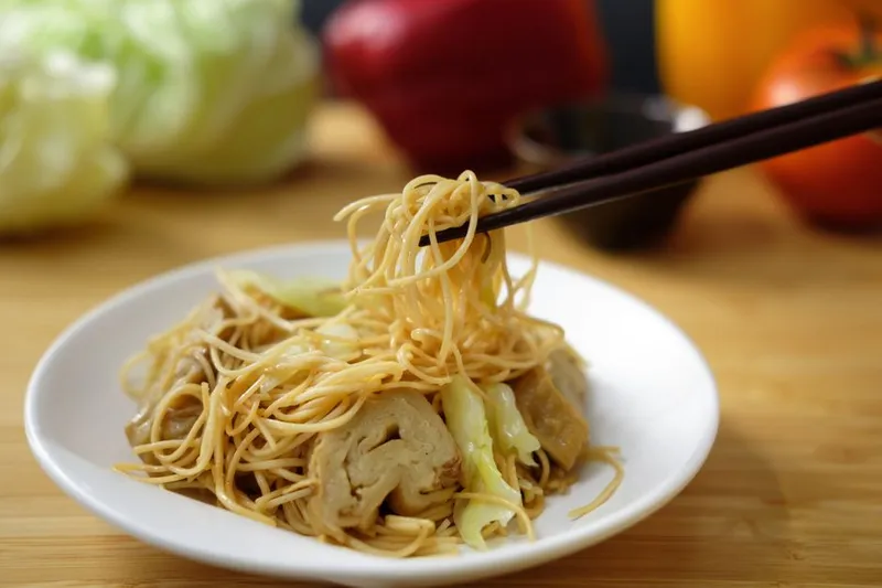 Sesame Noodles Recipe With Napa Cabbage — photo 2