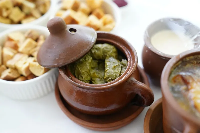 Awadhi Style Karela Ka Dulma Recipe - Stuffed Bitter Gourd In Yogurt Gravy — photo 2
