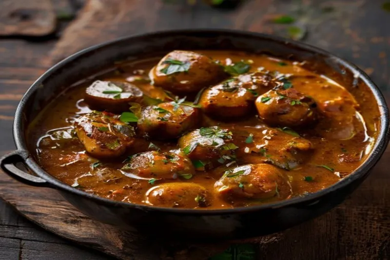 Vegan Baingan Makhani Recipe (Eggplant In Rich Coconut Gravy)