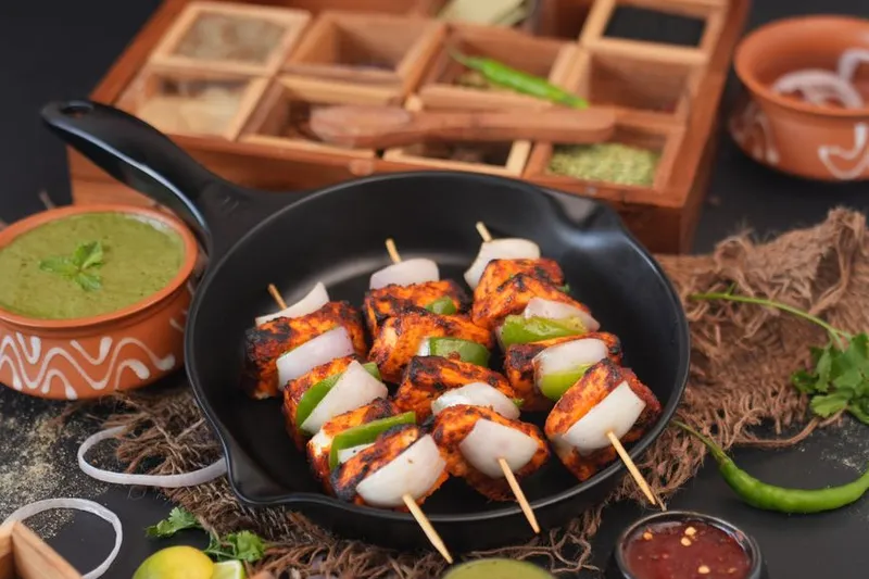 Smoked Tandoori Paneer Tikka Recipe