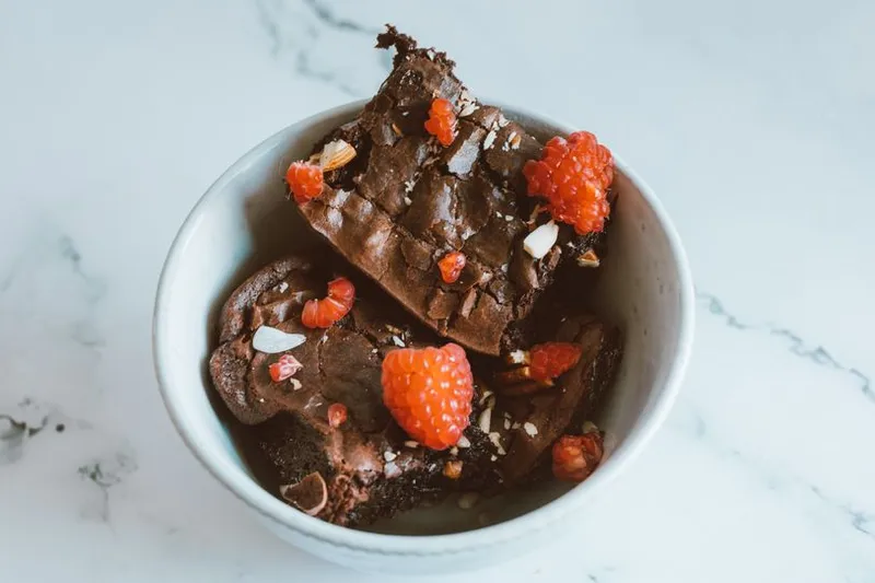 Fruit And Nut Lauki Brownies Recipe — photo 2