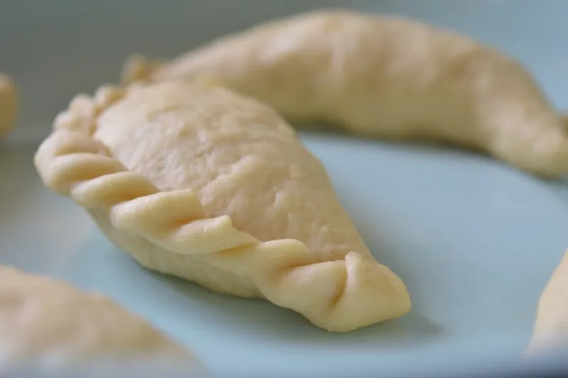 Stuffed Half Moon Shaped Kaju Burfi Recipe