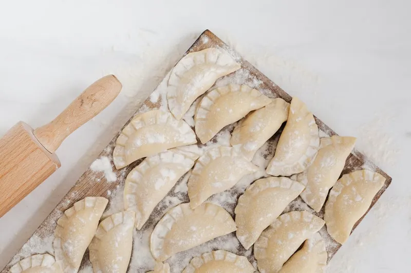 Stuffed Half Moon Shaped Kaju Burfi Recipe — photo 2