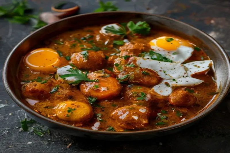 Spicy Haryana Style Egg Curry (Recipe In Hindi)