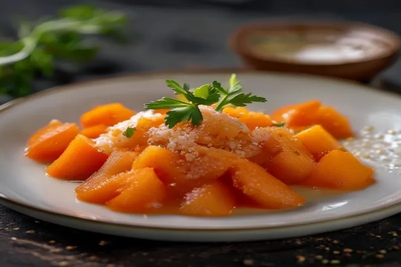 Carrot Semolina Phirni Recipe