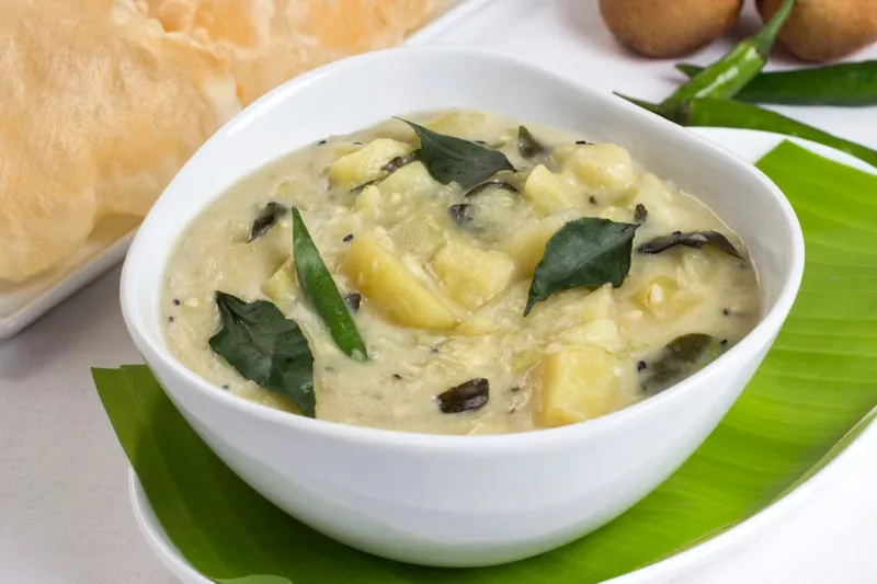 Kerala Style Chakka Pal Kozhukattai Recipe-Rice Dumpling In Jackfruit flavored Coconut Milk