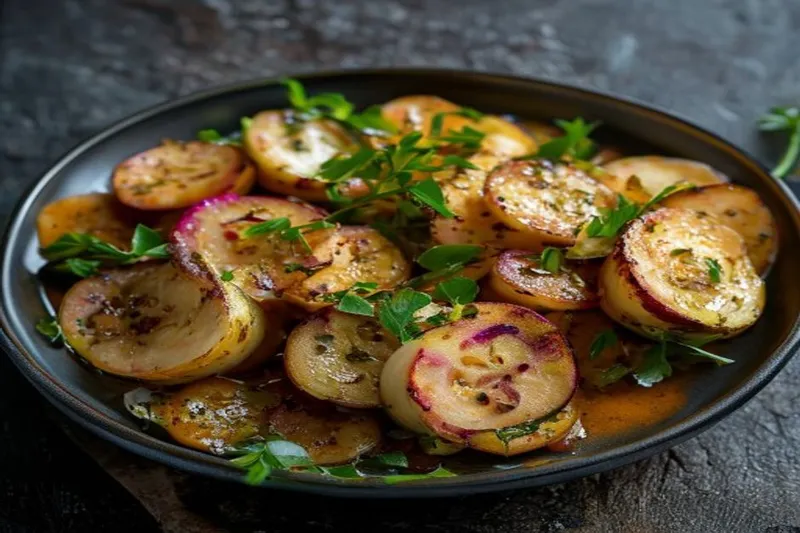 Kohlrabi Recipe (Knol Khol Poriyal)