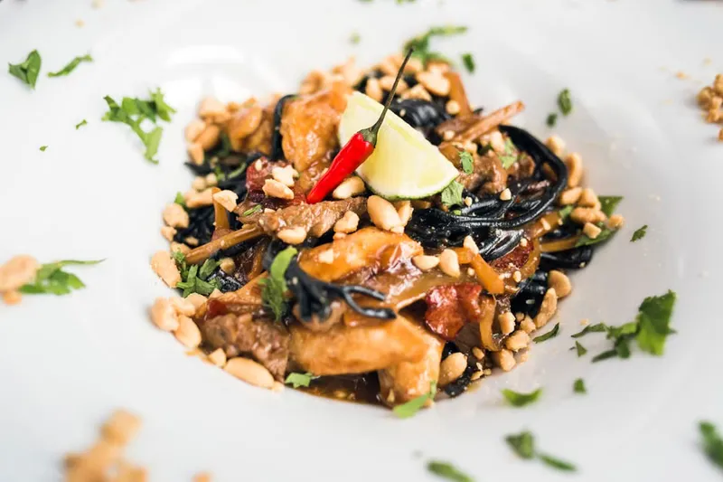 Spicy Thai Pasta Recipe With Roasted Vegetables — photo 2