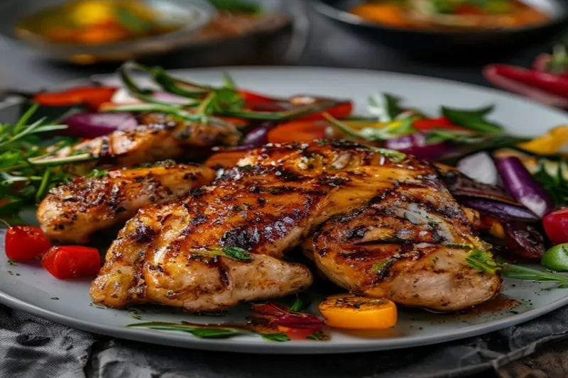 Grilled Chicken With Vegetables Recipe — photo 2