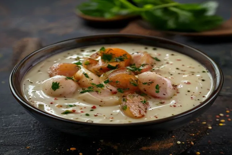 Mullangi Mor Pachadi Recipe (Radish in spicy tempered Yogurt Gravy Recipe)