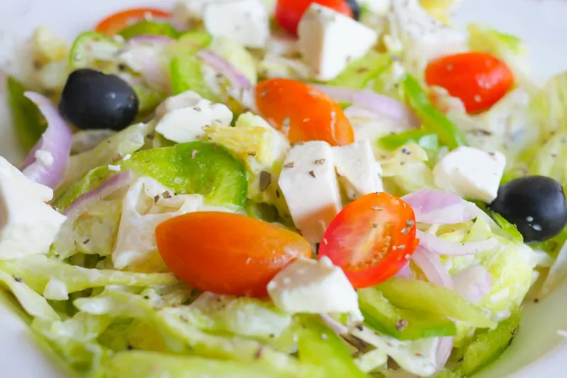 Mediterranean Orzo Pasta Salad With Feta Vinaigrette Recipe