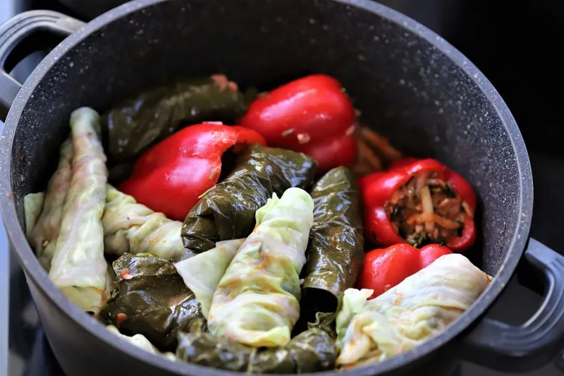 Veg Lebanese Mihshi Malfuf Recipe (Stuffed Cabbage Leaves) — photo 2