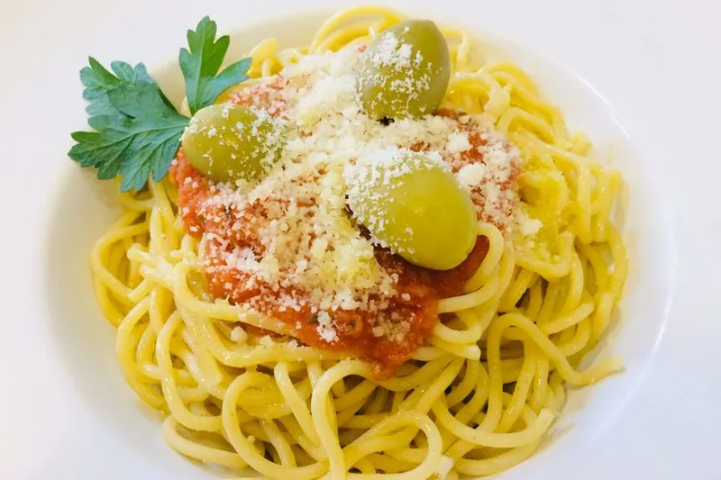 Cheese And Olive Spaghetti Recipe — photo 2