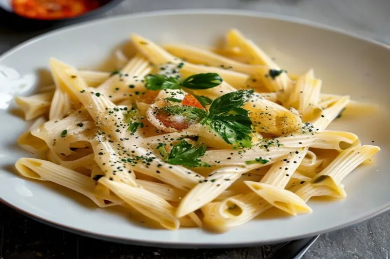 Penne Pasta In White Sauce Recipe — photo 2