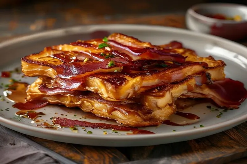 French Toast Recipe With Oven Roasted Streaky Bacon — photo 2