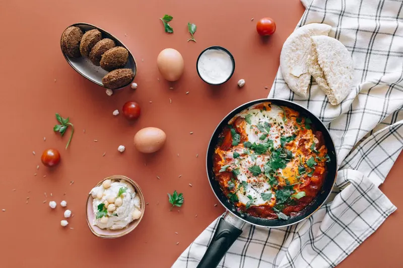 Shakshuka With Oats Recipe-A High Protein Breakfast