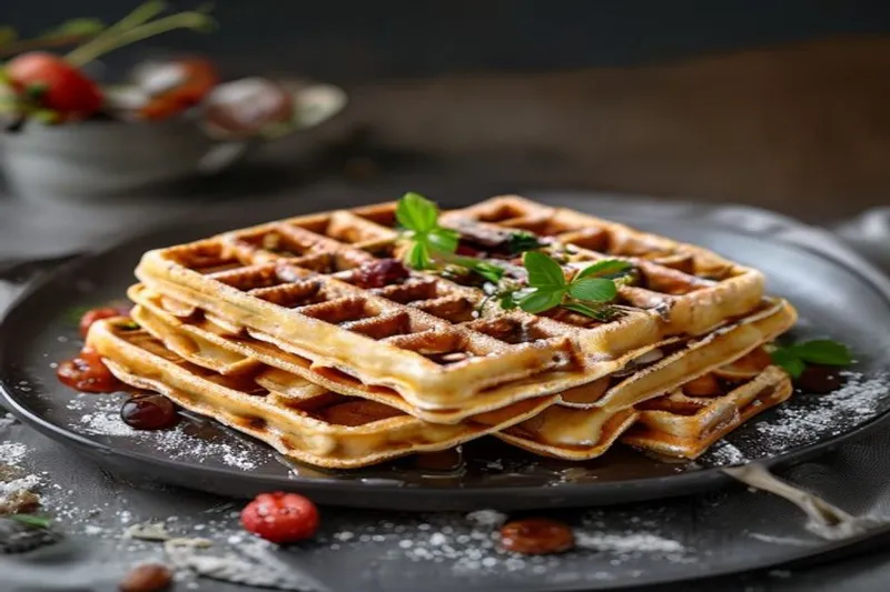 Whole Wheat Buttermilk Vanilla Waffles Recipe