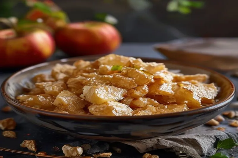 Jaggery Sweetened Apple Oatmeal Recipe