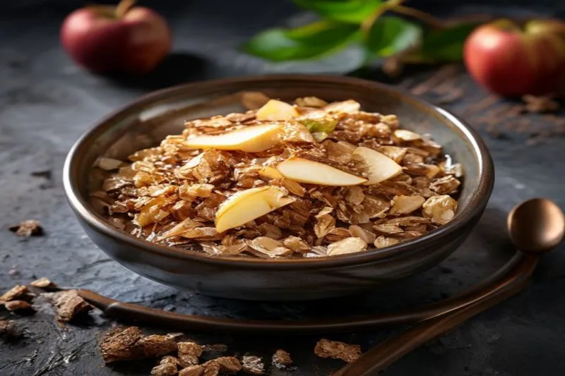 Jaggery Sweetened Apple Oatmeal Recipe — photo 2
