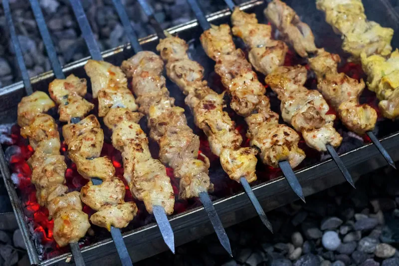 Chicken Sholay Kebab Recipe