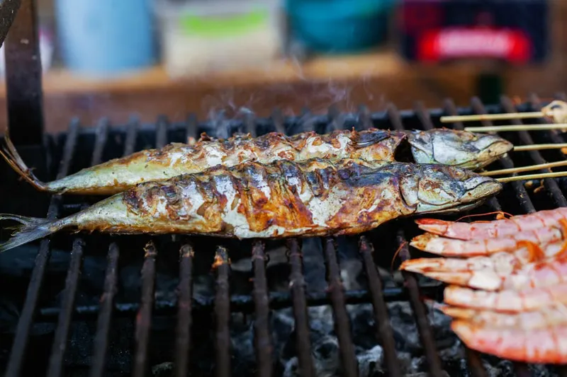 Grilled Herring With Kasundi Mustard And Wild Celery Recipe — photo 2