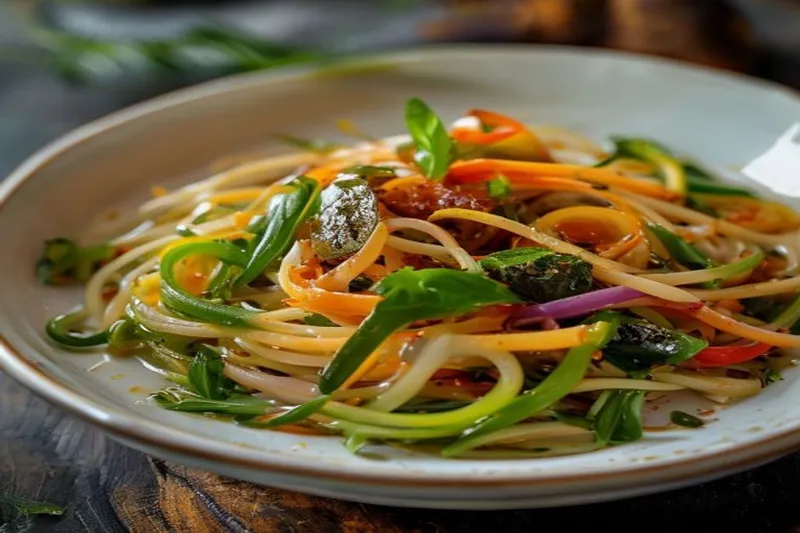 Thai Flavoured Vegetable Noodles In Coconut Curry Recipe — photo 2