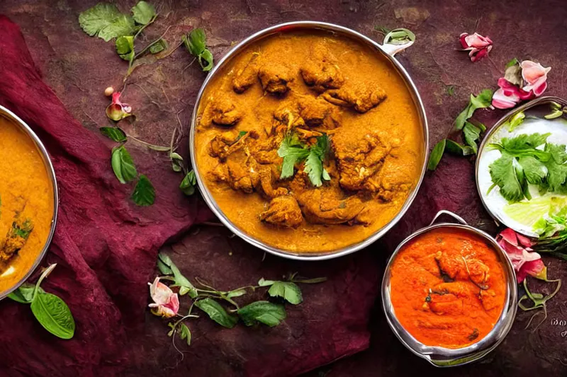 Kashmiri Phool Rogan Josh Recipe - Cauliflower in Red Curry
