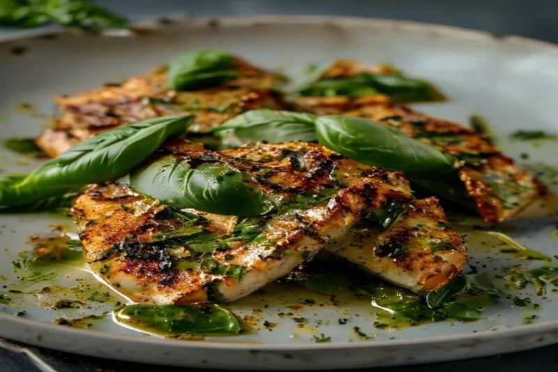 Basil Pesto Grilled Chicken Recipe — photo 2