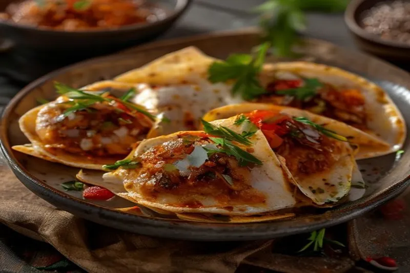 Spicy Whole Wheat Roti Taco Bowls Recipe — photo 2