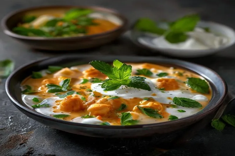 Gujarati Kadhi With Milk And Mint Recipe — photo 2
